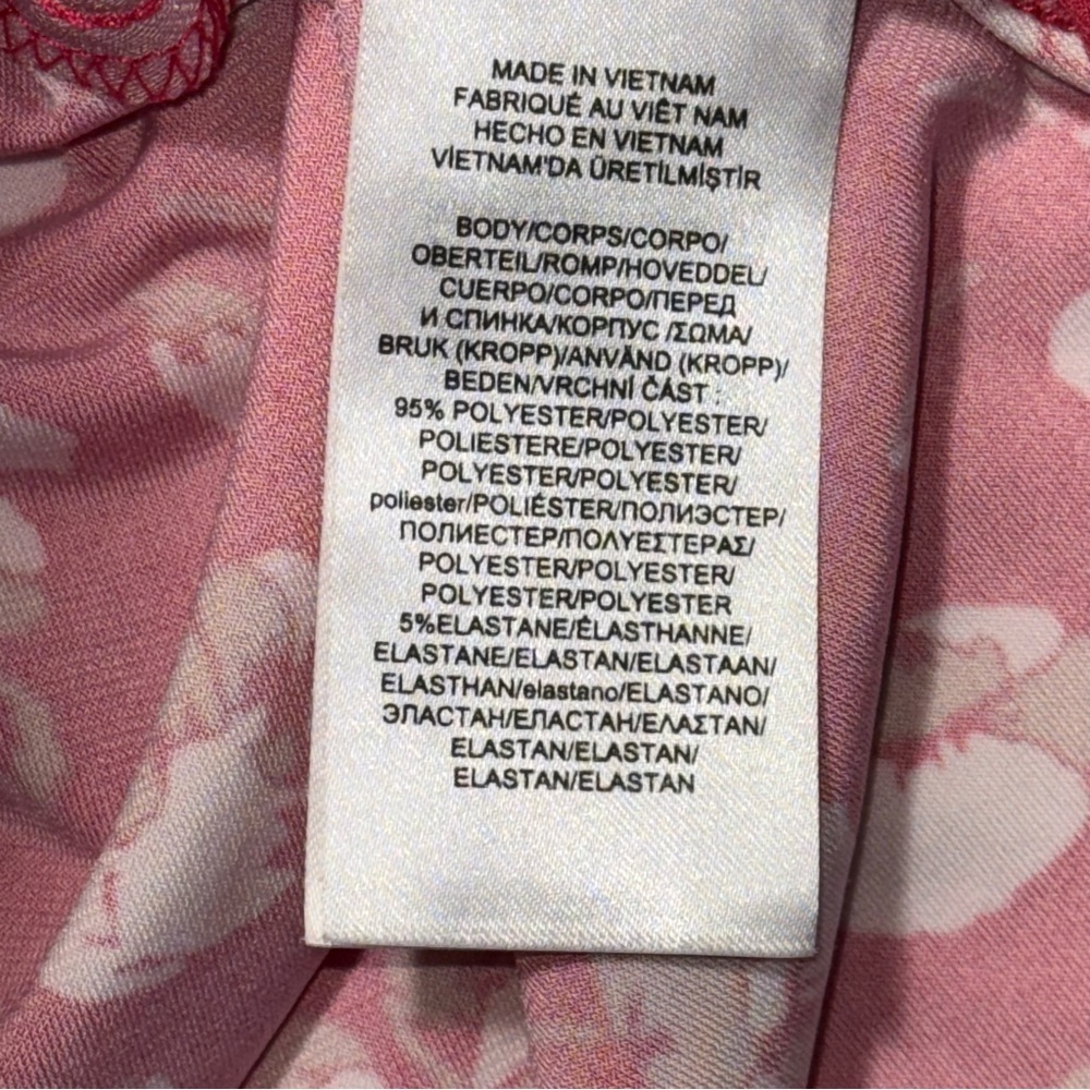 Lauren Ralph Lauren Sleeveless Pink Floral Tie-Waist Maxi Dress Size 16 - Picture 7 of 15